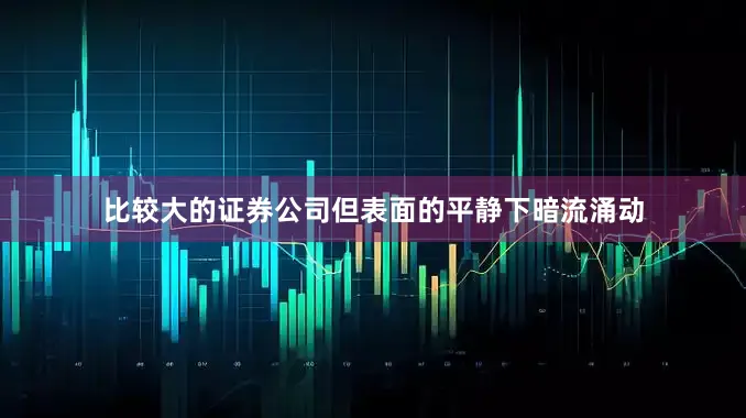 比较大的证券公司但表面的平静下暗流涌动